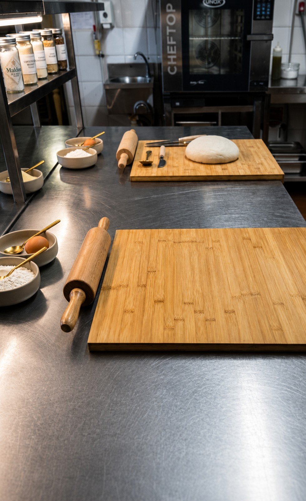 Chef Endri Cerhozi leading a cooking class at Borgo Divino, Tuscany